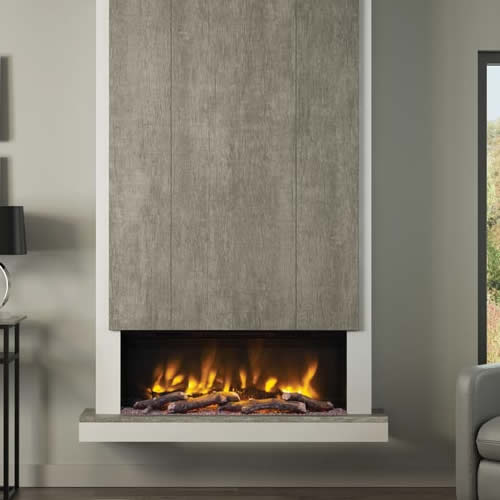 celsi wall mounted electric fires in the style of evonic fires